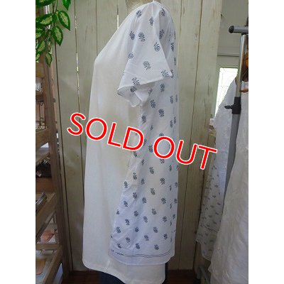 画像3: ポートランド　後身頃ハンカチプリント　ワンピース　ホワイト