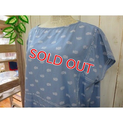 画像3: ポートランド　プリント　ワンピース　ブルーグレー