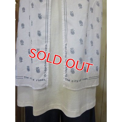 画像5: ポートランド　後身頃ハンカチプリント　ワンピース　ホワイト