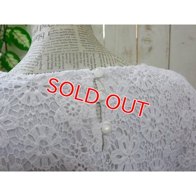 画像6: レースプルオーバー オフホワイト