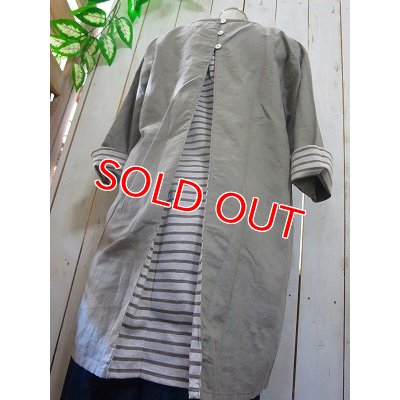 画像7: 2way バックポイントチュニック　モカ