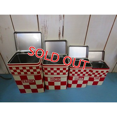 画像4: コントワール・ドゥ・ファミーユ　ダミエキャニスターセット