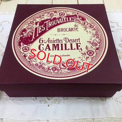 画像15: カミーユ ピンクローズ デザートプレート6柄セット