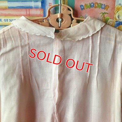 画像8: ヴィンテージ　ピンクベビードレス　ハンガー付き