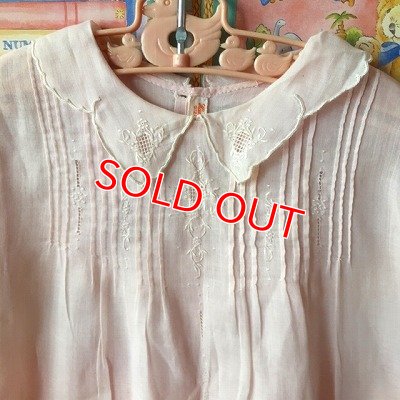 画像3: ヴィンテージ　ピンクベビードレス　ハンガー付き