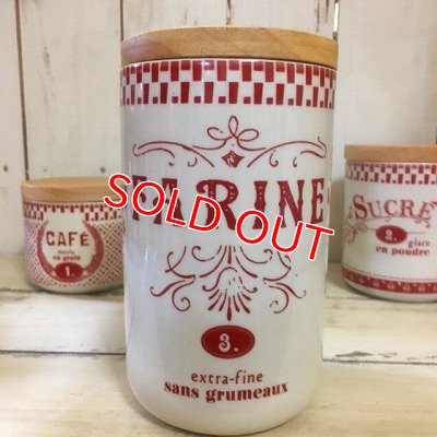 画像6: CF Box入り　キャニスター3個セット　レッド