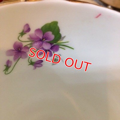 画像8: アンティーク カップ&ソーサー　すみれ