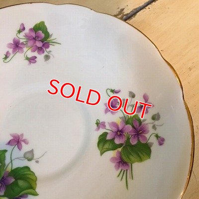 画像7: アンティーク カップ&ソーサー　すみれ