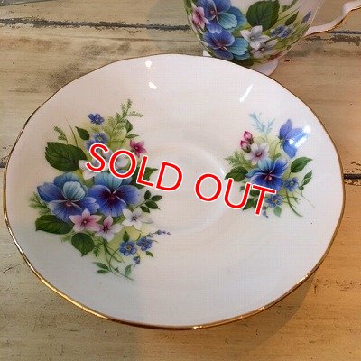 画像5: アンティーク カップ&ソーサー　パンジー