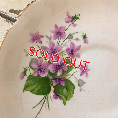 画像6: アンティーク カップ&ソーサー　すみれ