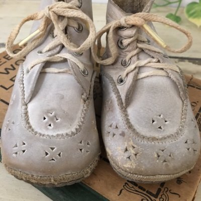 画像3: ヴィンテージ　レザーベビーシューズB