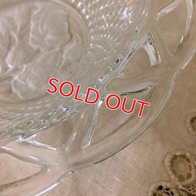 画像5: ヴィンテージ　ローズエンボス　ガラスボウル