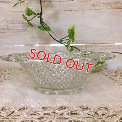 画像4: ヴィンテージ　ローズエンボス　ガラスボウル