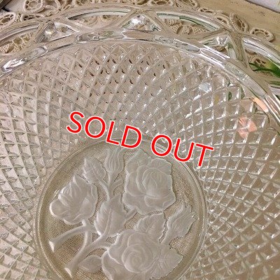 画像6: ヴィンテージ　ローズエンボス　ガラスボウル