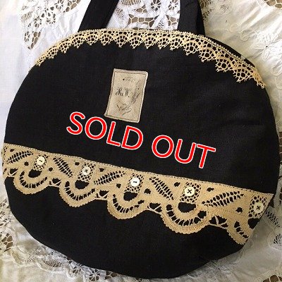 画像4: すずらん刺繡オーバルバッグ完成品 ご予約商品 納期10月初旬〜