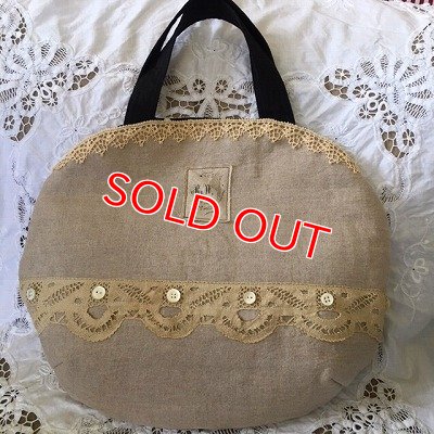 画像8: すずらん刺繡オーバルバッグ完成品 ご予約商品 納期10月初旬〜