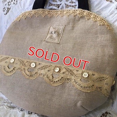 画像9: すずらん刺繡オーバルバッグ完成品 ご予約商品 納期10月初旬〜