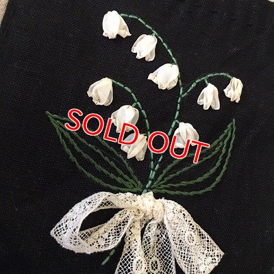 画像5: すずらん刺繡オーバルバッグ完成品 ご予約商品 納期10月初旬〜