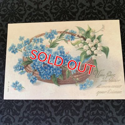 画像6: フラワーポストカード5枚セット すずらん&勿忘草