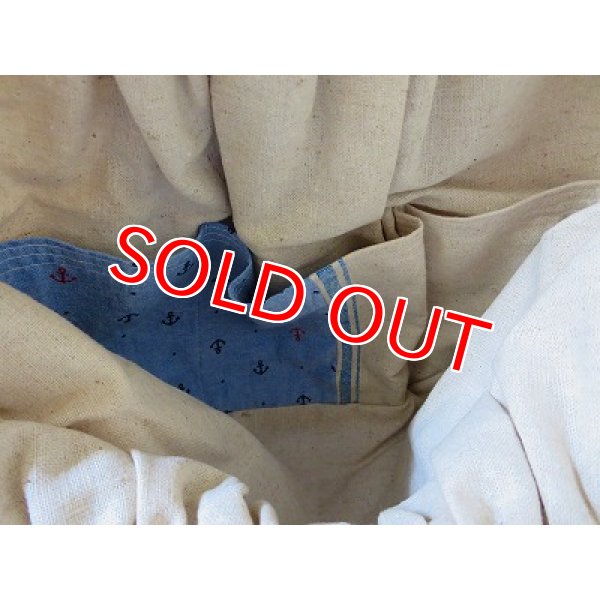 画像6: バンブー持ち手 布パッチバッグ (6)