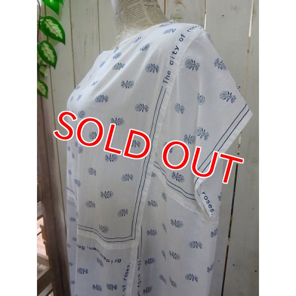 画像4: ポートランド　プリント　ワンピース　ホワイト (4)