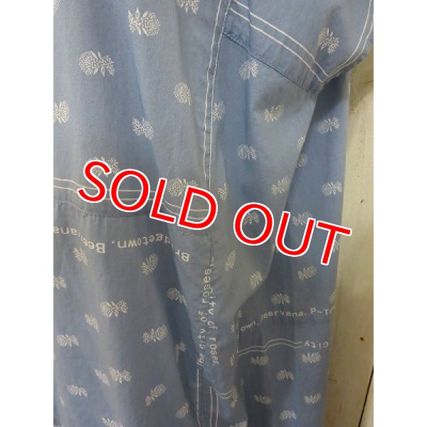 画像5: ポートランド　プリント　ワンピース　ブルーグレー (5)