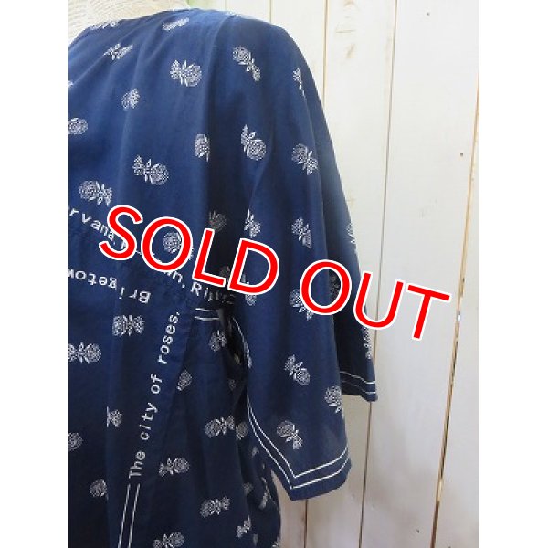 画像4: ポートランド　プリント半袖プルオーバー　ネイビー (4)