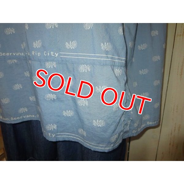 画像4: ポートランド　プリント　ワンピース　ブルーグレー (4)