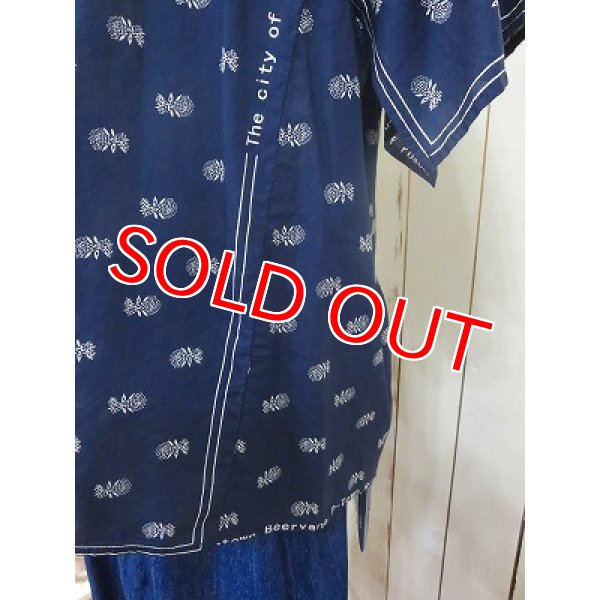 画像6: ポートランド　プリント半袖プルオーバー　ネイビー (6)