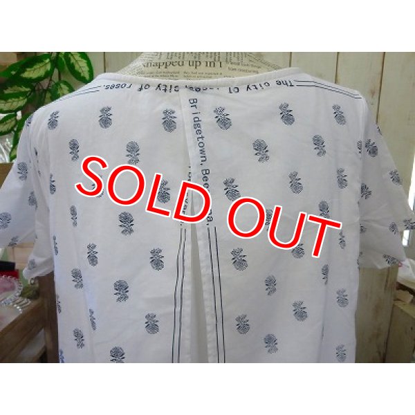 画像6: ポートランド　後身頃ハンカチプリント　ワンピース　ホワイト (6)