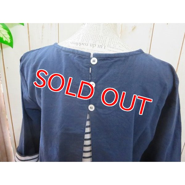 画像6: 2way バックポイントチュニック　ネイビー (6)