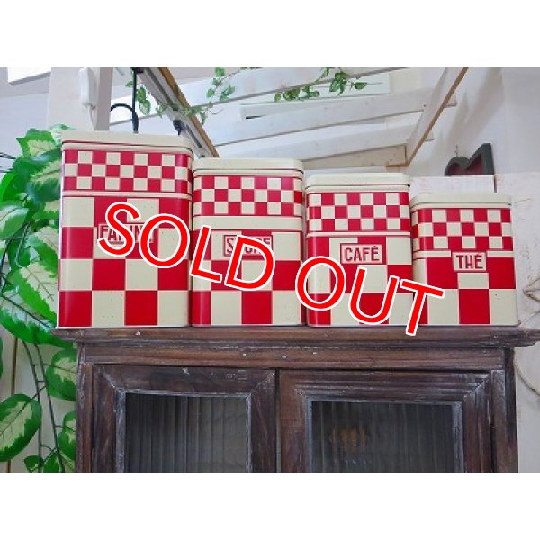 画像7: コントワール・ドゥ・ファミーユ　ダミエキャニスターセット (7)