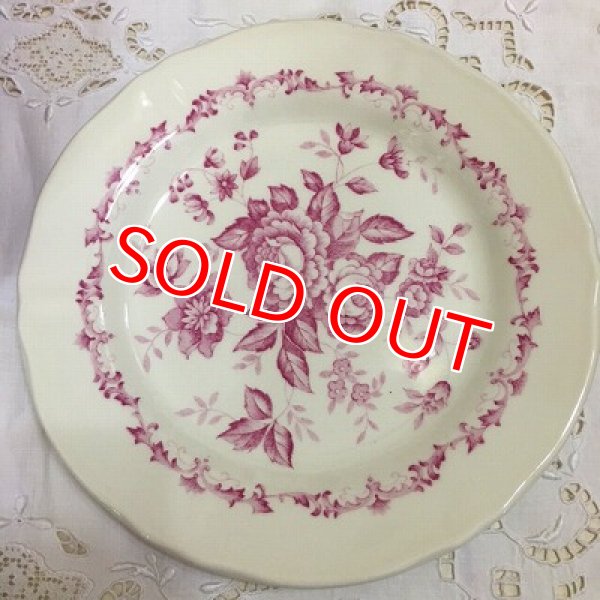 画像4: カミーユ　ピンクローズ　デザートプレート6柄セット (4)