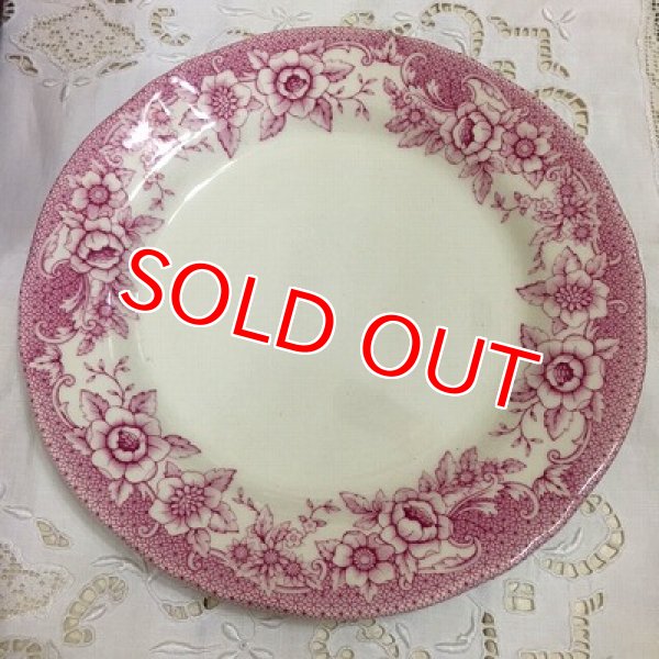 画像12: カミーユ　ピンクローズ　デザートプレート6柄セット (12)