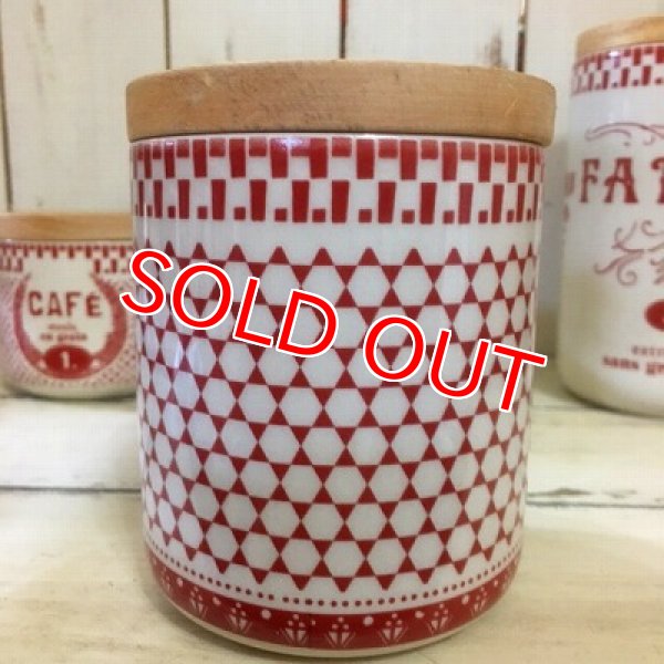 画像5: CF Box入り　キャニスター3個セット　レッド (5)