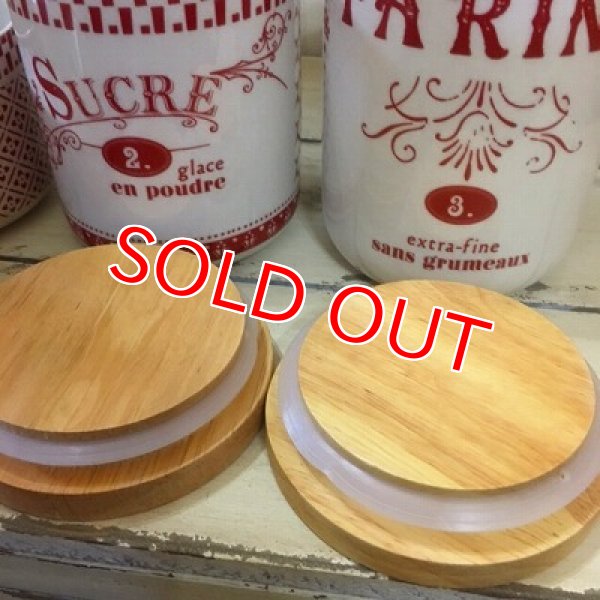 画像9: CF Box入り　キャニスター3個セット　レッド (9)