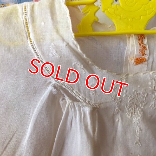 画像3: ヴィンテージ ベビードレスC ハンガー付き (3)