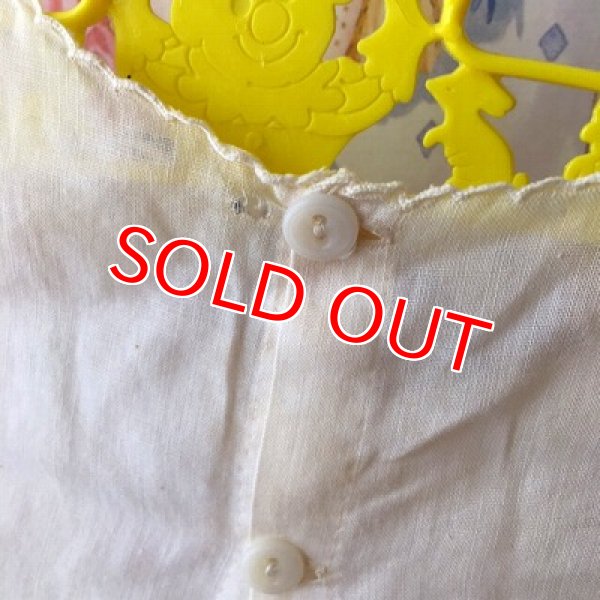 画像5: ヴィンテージ ベビードレスC ハンガー付き (5)