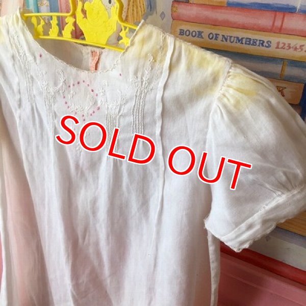 画像3: ヴィンテージ ベビードレスA ハンガー付き (3)