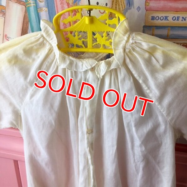 画像4: ヴィンテージ　ベビードレスD　ハンガー付き (4)