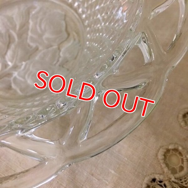 画像5: ヴィンテージ　ローズエンボス　ガラスボウル (5)