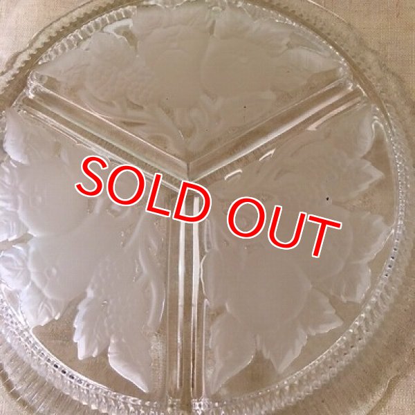 画像9: ヴィンテージ　フルーツエンボス　ガラスディッシュ (9)