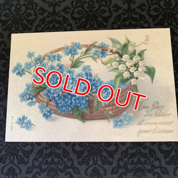 画像6: フラワーポストカード5枚セット　すずらん&勿忘草 (6)